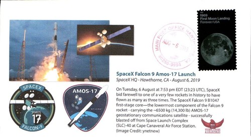 2019 spacex falcon amos 17 - falcon, amos-17