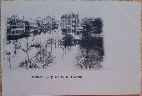 Carte postale belfort place - postale, de