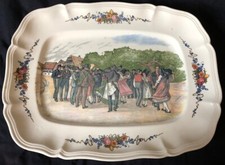 SARREGUEMINES OBERNAI GRAND PLAT - H. LOUX - SERVICE ANCIEN