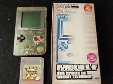 Gameboy Poche Famitsu Squelette MGB-001 Console Jeu Et Coffret, Working-f0914-