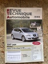 Revue technique SEAT LEON 2.0 FSI 2.0 TDI 8s 16s Fap Et Sans Fap depuis 2005 rta