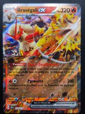 Carte pokémon braségali - braségali, ex