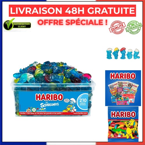 Haribo les schtroumpfs - haribo,