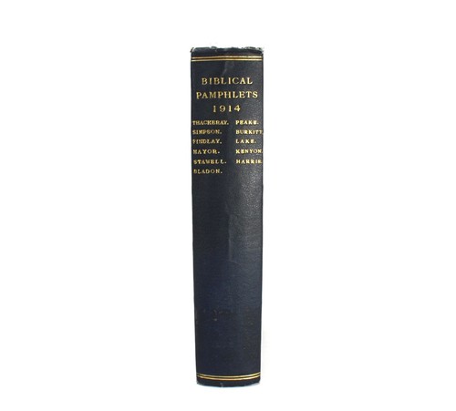 Biblique pamphlets 1914 en - biblique, 1914.