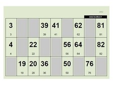 Lot de 1000 Cartons de Loto Standard – Bristol 160g – 148x105mm – Vert