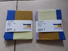 2 Taies de Coussin  Ikea TESAMMANS 40x58 cm coton, rayé multicolore