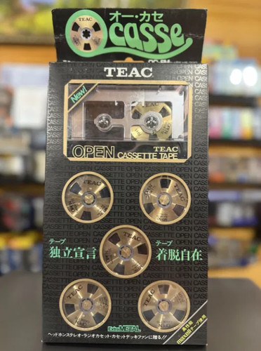 Teac metal cassette tape - teac,