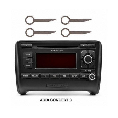 Cles extraction autoradio - , audi