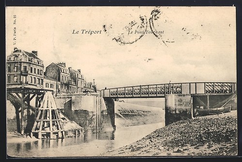 Cpa tréport le pont - cpa, tréport,
