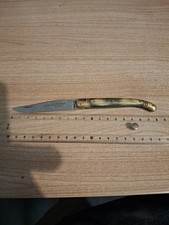 COUTEAU DE POCHE LAGUIOLE EXTRA G DAVID ARBALÈTE MANCHE CORNE