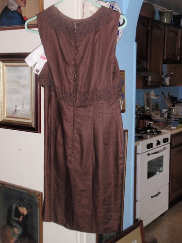 Vintage chocolate brown 100 - chocolate, 100%