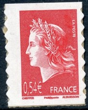 Timbre France N° 139/4109 Neuf** Marianne De Cheffer Autoadhésif 2007