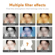 Mini appareil photo numérique rétro 1080P Full HD 12 mégapixels photos design