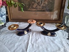 2 anciens bougeoirs 2 branches