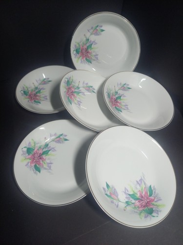 Lot assiettes creuses en - 6,