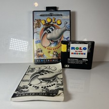 Rolo To The Rescue Sega Mega Drive Complet En Boite avec Manuel Pal Cib