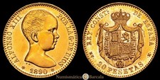  Alfonso XIII 20 Pesetas (6,43