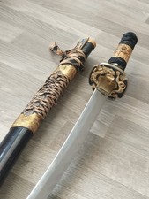 Samurai Katana japanese Sword Decorative Metal Blade with Scabbard