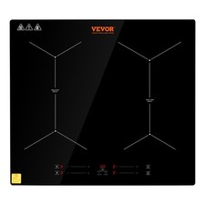 VEVOR Plaque à Induction Table de Cuisson Encastrable Vitrocéramique 61cm 4 Feux