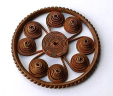 Ancien Ornement bronze ou laiton Art deco Art Nouveau antique Victorian ornament