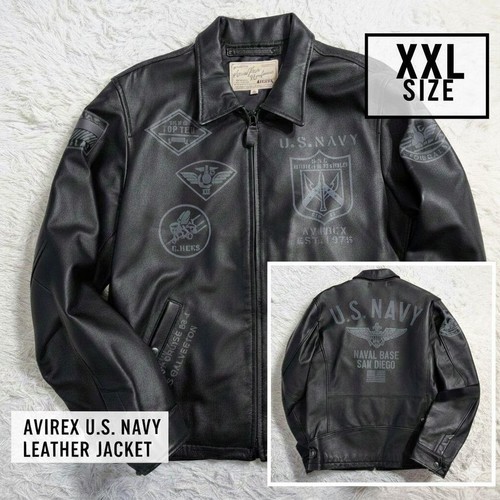 Avirex sheepskin naval jacket - avirex,