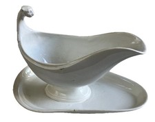 Saucière Casque en Faïence