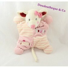 Doudou semi plat souris