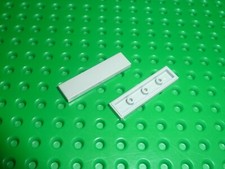 2x plaques lisses LEGO tile 1x4 ref 2431 Mdstone Set 10179/10185/6752/10210/7662