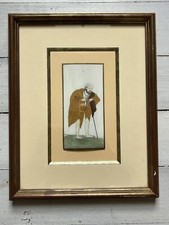 Rare Miniature Moghole Inde Peinture Sur Plaque Noble