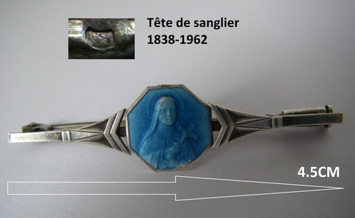 Ancienne broche religieuse - ancienne,