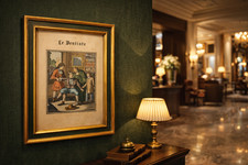 Gravure ancienne XVIIIe Le