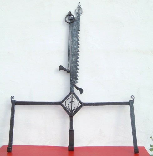 Cremaillere fer forgé 3 - fer,