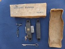 Serrure Gollot Frères Paris 2 clefs Porte entrée magasin devanture Jamais servi