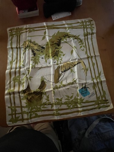 Foulard soie jacques fath - foulard,