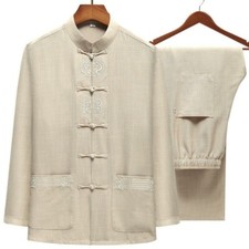 Chinois Tang Suit Hommes Kung