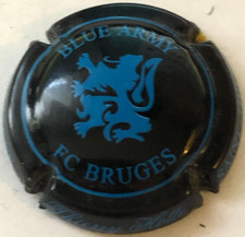 Capsule de champagne HOTTE Thierry cuvée belge (3. Blue Army noir et bleu)