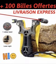 Fronde Pro Lance Pierre Haute précision - Slingshot Laser Chasse tir Pêche ✅