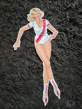 PIN-UP VEEDOL ORIGINALE CARTON PUBLICITAIRE GARAGE AUTOMOBILE HUILE COLLECTION 