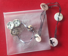 COLLIER + BRACELET BOUTON - CREATEUR - ZOE BONBON