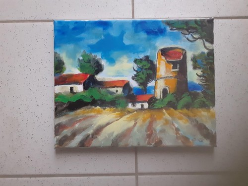 Peinture ancienne acrylique