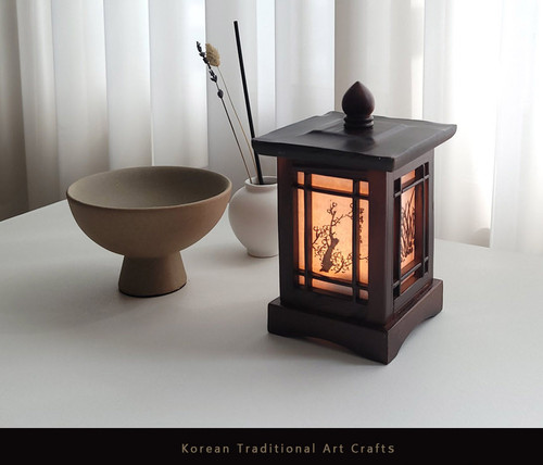Lampe hanji coréenne - hanji, fait