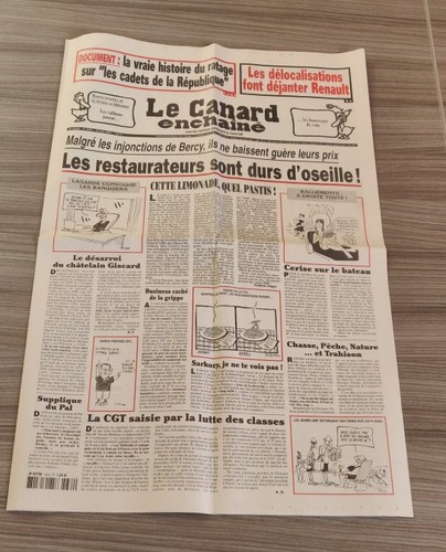 Canard enchaîné numéro - le,