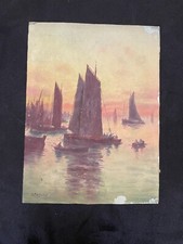 Tableau ancien Marine