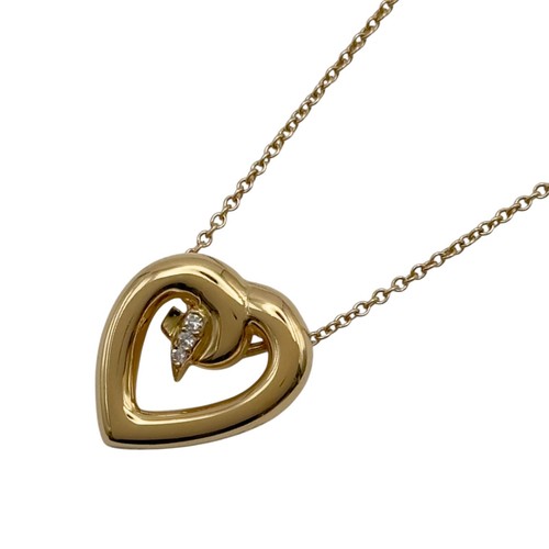 Collier tiffany cœur - &,