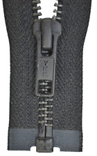 YKK Fermeture Éclair De 50 À 100 Cm 8 Mm Métallique Noir Noirci 1 Voie Séparable