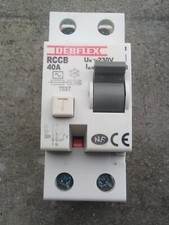 interrupteur différentiel  30ma 40 amp 707471 DEBFLEX type AC 2 poles