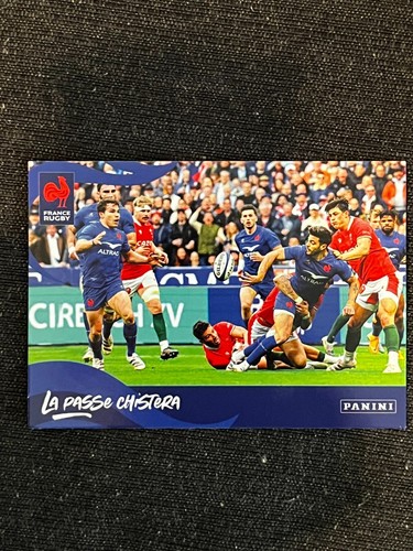 Card panini rugby - rugby, france