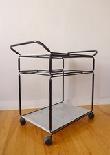 DESSERTE ROULANTE 2 PLATEAUX