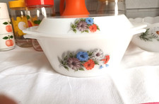 COCOTTE RONDE ARCOPAL FLEURS DES CHAMPS AMBIANCE VINTAGE CUISINE DECO
