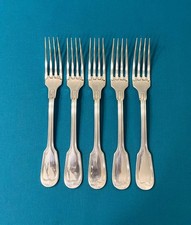 1 fourchette de table CHRISTOFLE modèle FILET CHINON métal argenté 20,5 cm